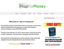 Tablet Screenshot of mapformoney.com